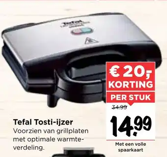 Vomar Voordeelmarkt Tefal Tosti-ijzer aanbieding