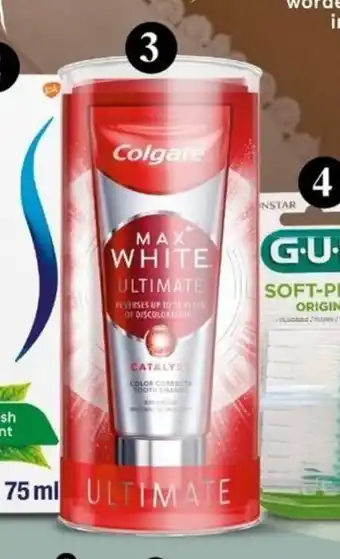 Etos Colgate Max White Ultimate Whitening Tandpasta 75 ml 4 stuks aanbieding