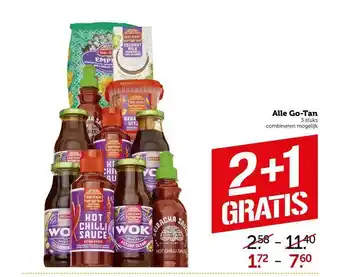 CoopCompact Alle Go-Tan 2+1 Gratis aanbieding