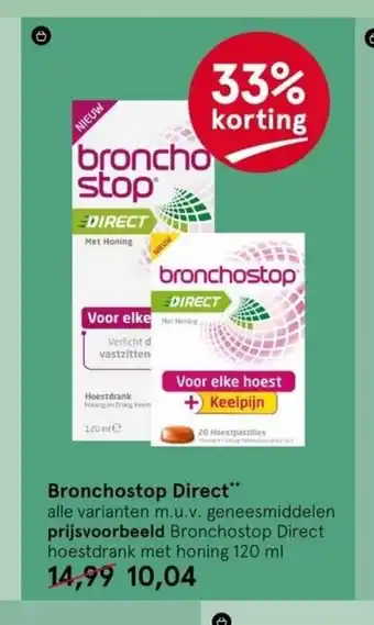 Etos Bronchostop Direct 120 ml aanbieding