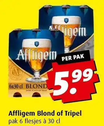 Boni Affligem blond of tripel aanbieding