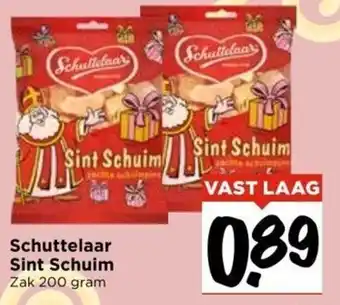 Vomar Voordeelmarkt Schuttelaar sint schuim 200g aanbieding