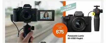 Kamera Express Panasonic Lumix DC-G100 Vlogkit aanbieding