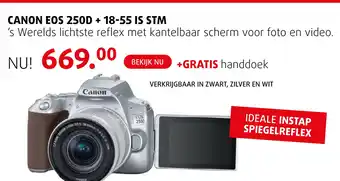 Foto de Vakman CANON EOS 250D + 18-55 IS STM aanbieding