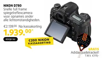 Foto de Vakman NIKON D780 aanbieding