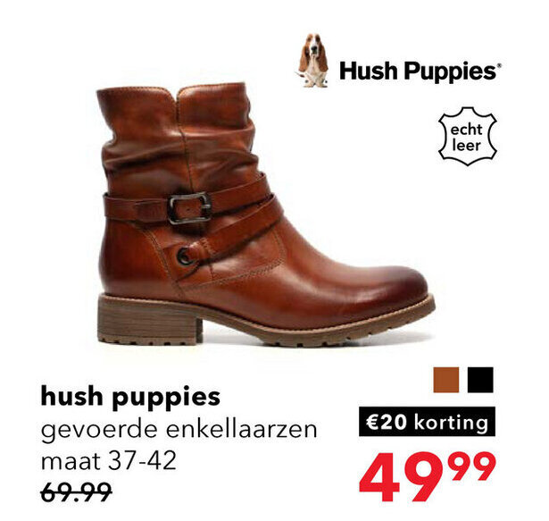 Hush puppies aanbieding bij Scapino