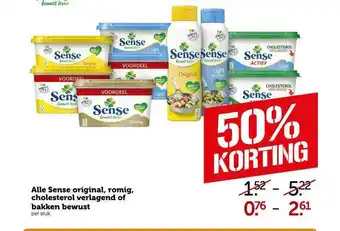 CoopCompact Alle Sense Original, Romig, Cholesterol Verlagend Of Bakken Bewust 50% Korting aanbieding