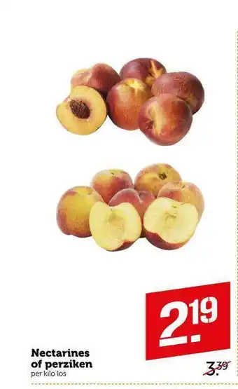 CoopCompact Nectarines Of Perziken aanbieding