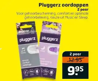 Trekpleister Pluggerz Oordoppen 2 Paar aanbieding