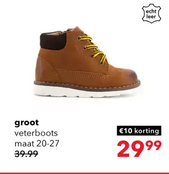 Scapino Groot veterboots maat 20-27 aanbieding