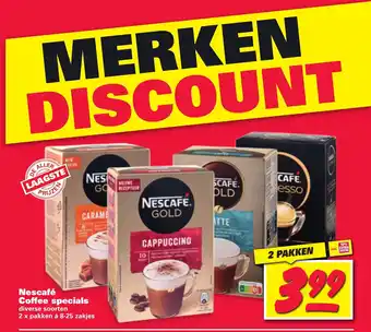 Nettorama Nescafe Coffee specials aanbieding