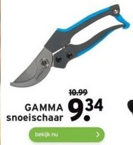 GAMMA Gamma snoeischaar aanbieding