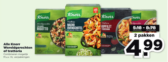 PLUS Alle knorr wereldgerechten of trattoria aanbieding