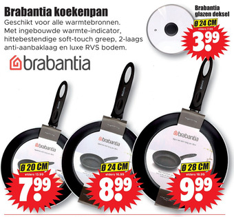 Dirk Brabantia koekenpan aanbieding