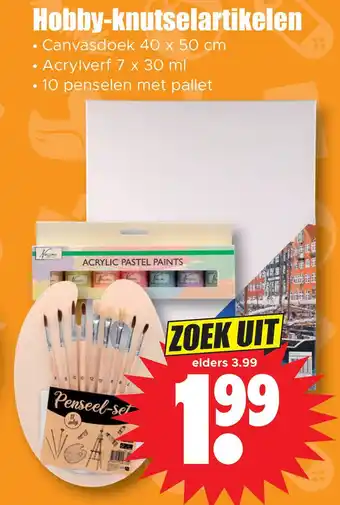 Dirk Hobby-knutselartikelen aanbieding