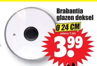 Dirk Brabantia glazen deksel aanbieding