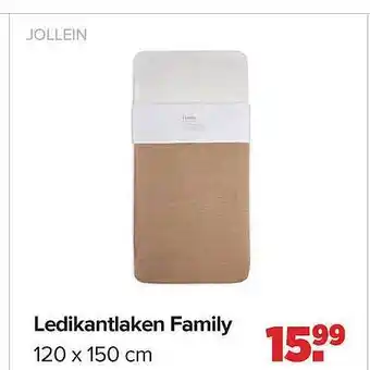 Baby-Dump Jollein ledikantlaken family aanbieding