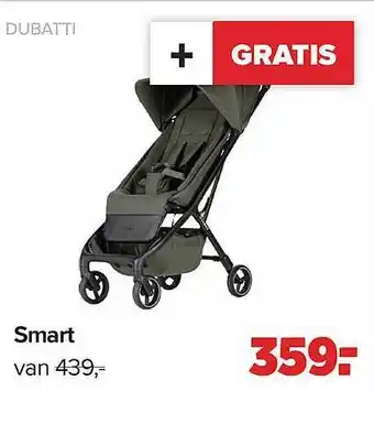 Baby-Dump Dubatti smart buggy aanbieding