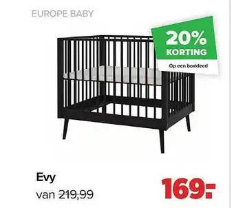 Baby-Dump Europe baby evy box 20% korting aanbieding