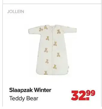 Baby-Dump Jollein slaapzak winter teddy bear aanbieding