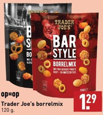 ALDI Trader joe's borrelmix aanbieding