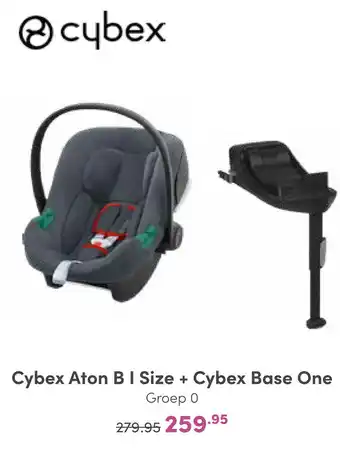 Baby & Tiener Cybex aton bi size + cybex base one groep 0 aanbieding