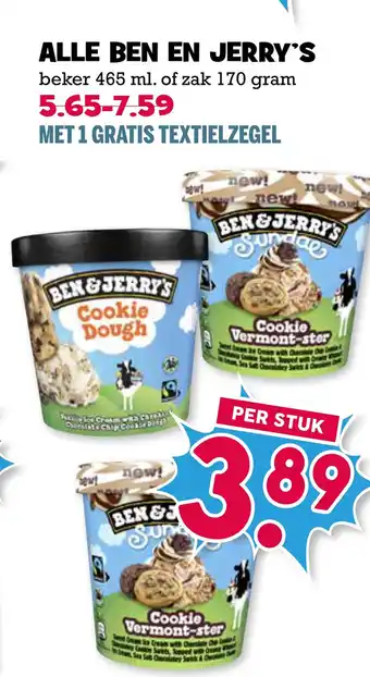 Boon`s Markt Alle ben en jerry's aanbieding