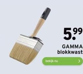 GAMMA Gamma blokkwast aanbieding