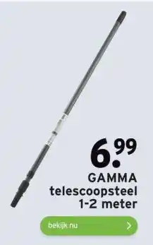 GAMMA Gamma telescoopsteel aanbieding