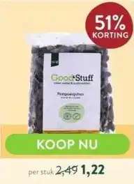 Holland & Barrett Good stuff pompoenpines aanbieding