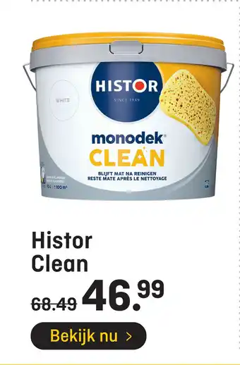 Hubo Histor clean aanbieding