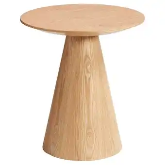 Kwantum Bijzettafel cone naturel 45cm aanbieding