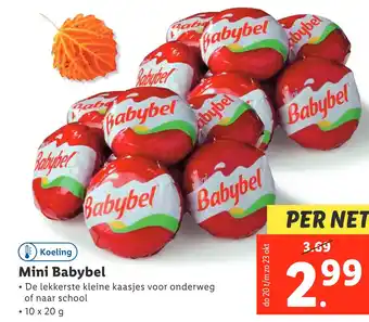 Lidl Mini babybel aanbieding