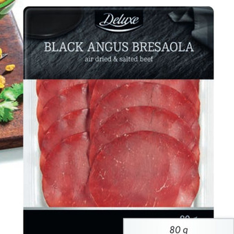 Lidl Black angus bresaola aanbieding