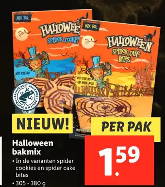 Lidl Halloween bakmix aanbieding