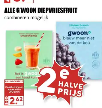 MCD Supermarkt Alle g'woon diepvriesfruit aanbieding