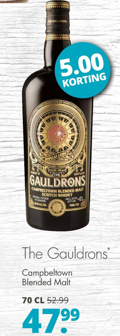 Mitra The gauldrons campbeltown blended malt aanbieding