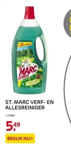 Praxis St. marc verf- en allesreiniger aanbieding