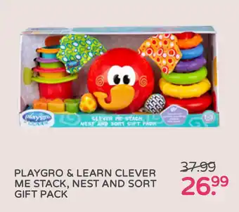 Prenatal Playgro & learn clever me stack, nest and sort gift pack aanbieding