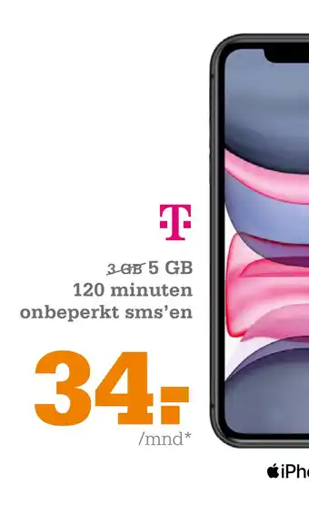 Telecombinatie Iphone 11 64 gb aanbieding