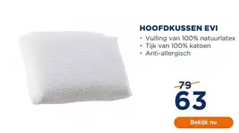 TotaalBED Hoofdkussen evi aanbieding