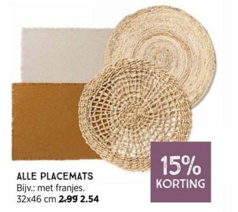 Xenos Alle placemats aanbieding