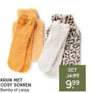 Xenos Kruik met cosy sokken aanbieding