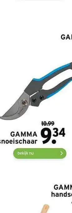 GAMMA Gamma snoeischaar aanbieding