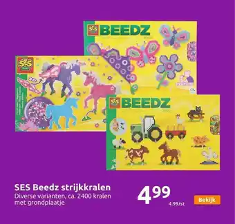 Action Ses beedz strijkkralen aanbieding