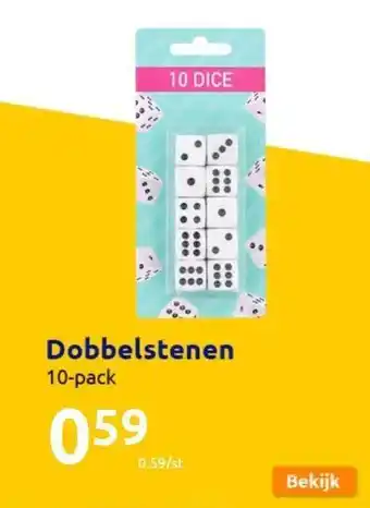 Action Dobbelstenen aanbieding