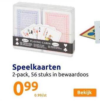 Action Speelkaarten aanbieding