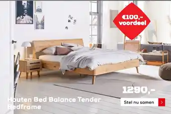 Swiss Sense Houten Bed Balance Tender Bedframe aanbieding