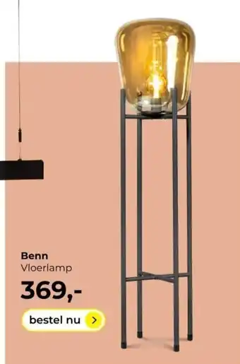 Lampidee Benn Vloerlamp aanbieding