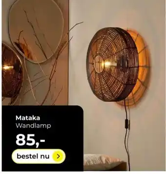 Lampidee Mataka Wandlamp aanbieding